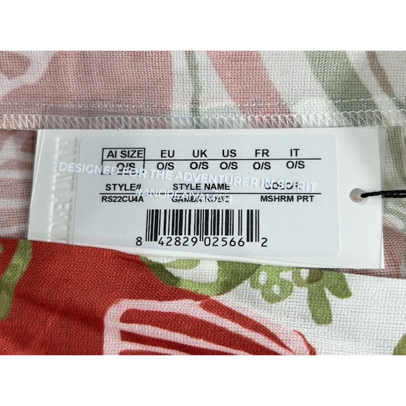 NWT Andrea Iyamah Gamba Abstract Mushroom Cover-Up Robe Multicolor One Size - Picture 10 of 10